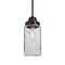 Besa Lighting Blink Cord Pendant, Clear, Black Finish, 1x60W Incandescent 1JT-BLINKCL-BK - alternate 1